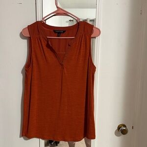 41 Hawthorn Sleeveless Blouse in Deep Orange